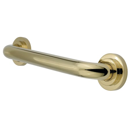 Manhattan Contemporary Grab Bar, 34-13/16" L, Brass, Polished Brass DR414322